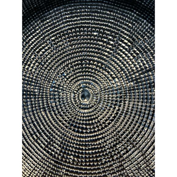 Bronze Gold Art Glass Design Large Centerpiece Scalloped Edge Bowl-16" Diameter! - Picture 10 of 10